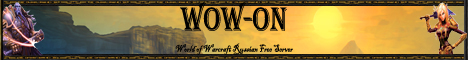 WoW-on Russian Free World of Warcraft Server Banner