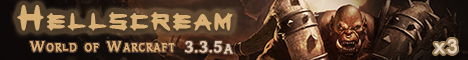 Hellscream.PRO Бесплатный сервер WoW Banner