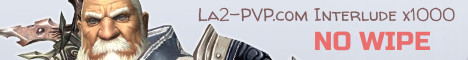 La2-PVP.com Interlude PVP x1000 Banner