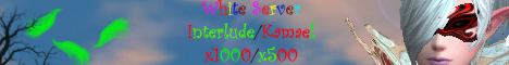 White Server Banner