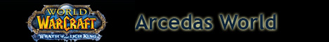 Arcedos WoW server Banner