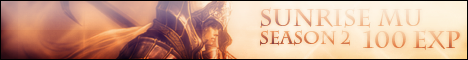 Sunrise MU Online SEASON 2 Banner