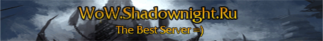 WoW ShadowNight Server Banner